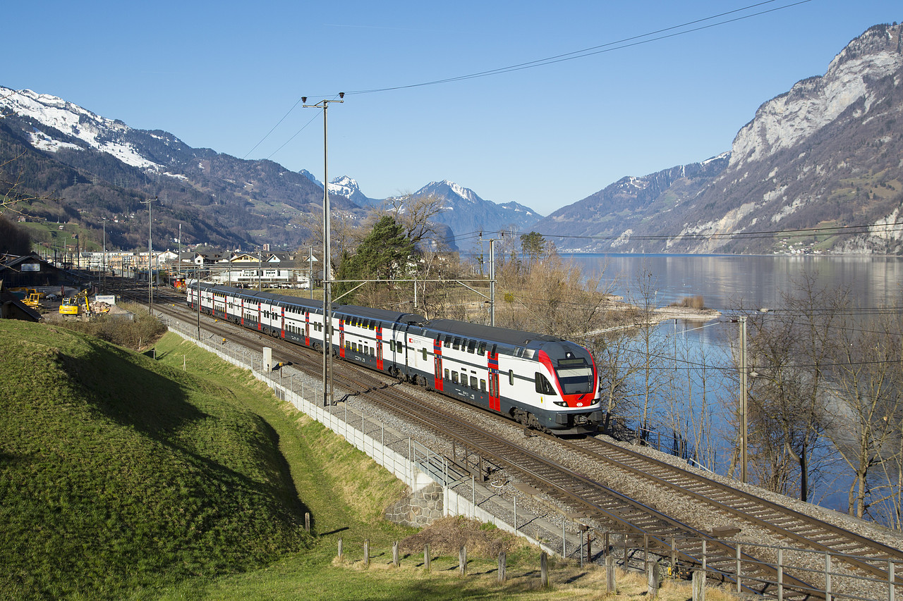 Rabe Kiss Of Sbb Between Unterterzen And Mols