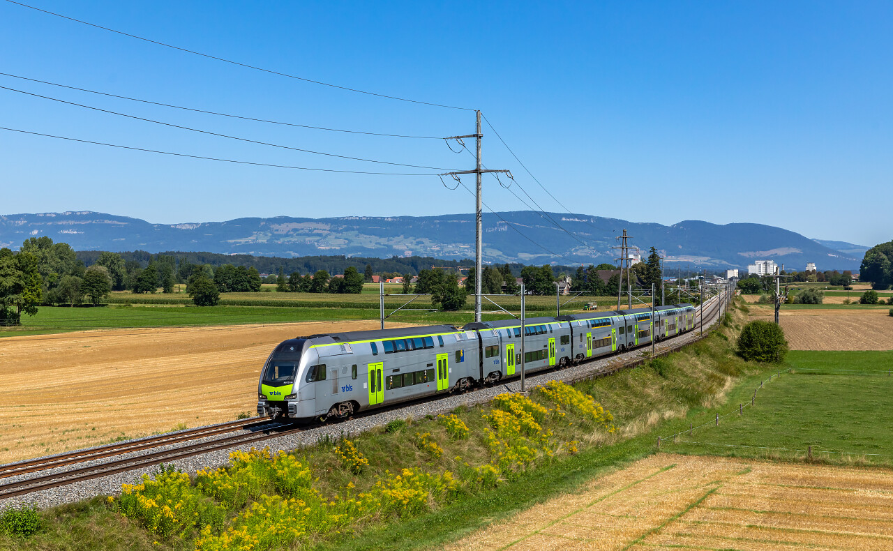 RABe 515 038 Of BLS Between Herzogenbuchsee And Riedtwil