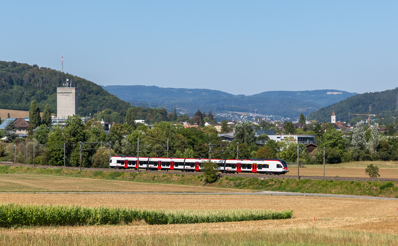 RABe 521 FLIRT Of SBB Between Sissach And Gelterkinden