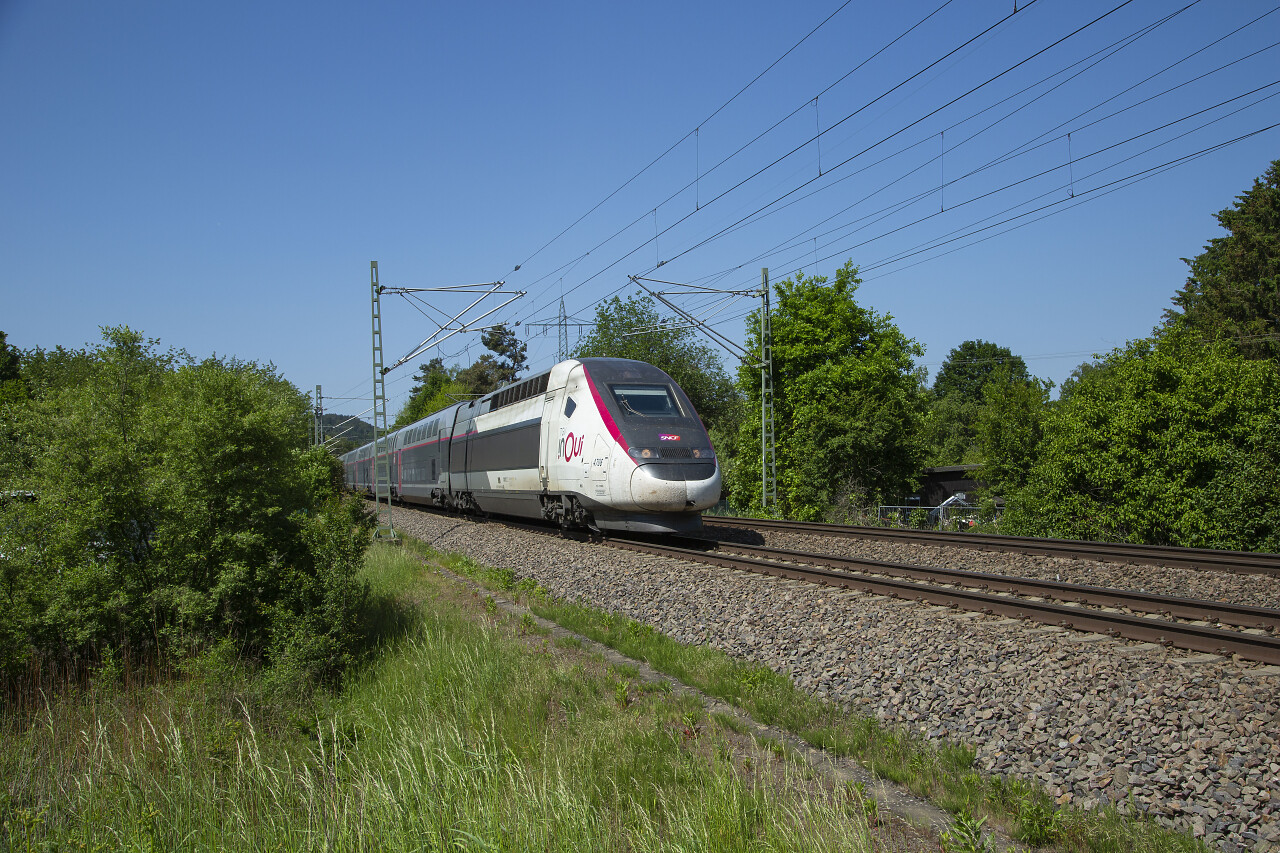 Tgv Euroduplex N Der Sncf In Kindsbach