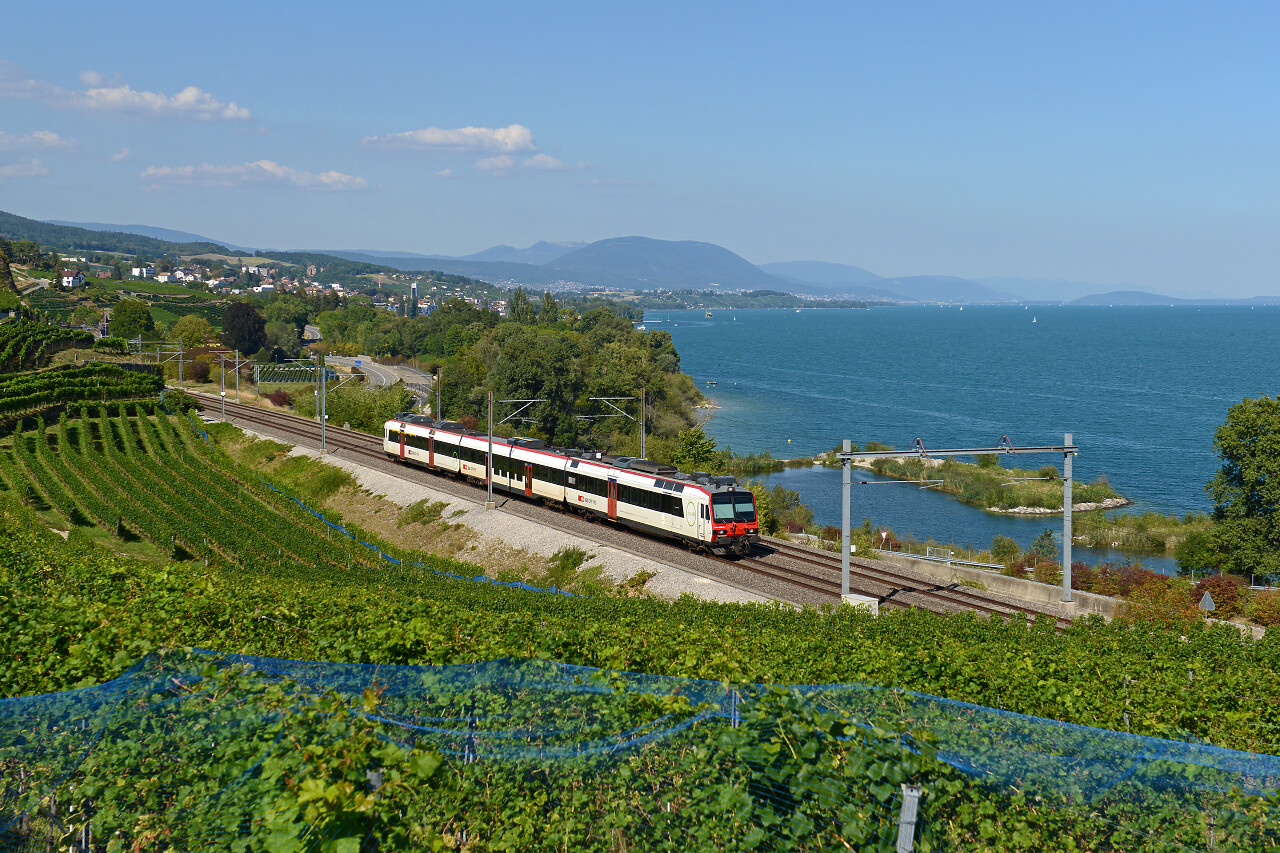 Rbde Domino Der Sbb Zwischen Vaumarcus Und Concise