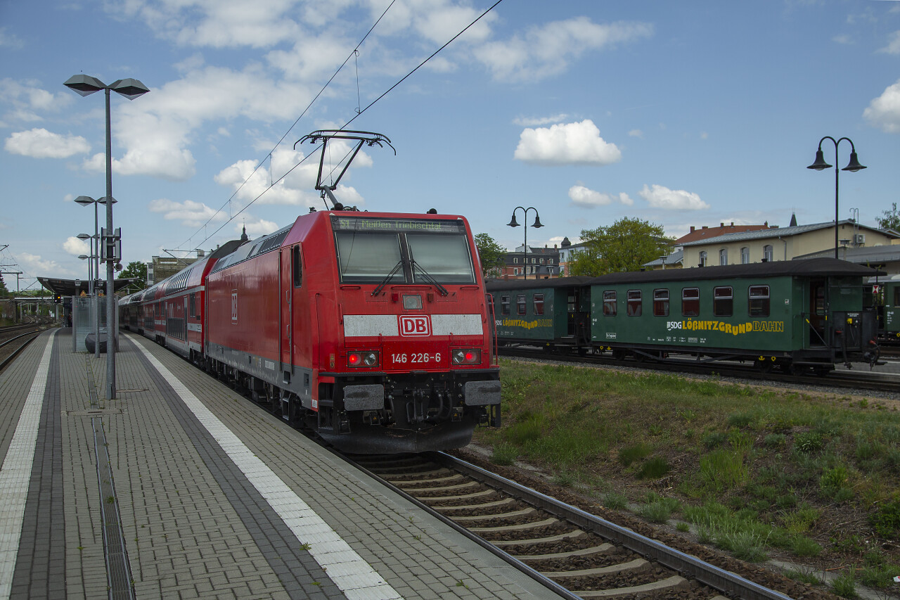 146 226 of DB at Radebeul Ost