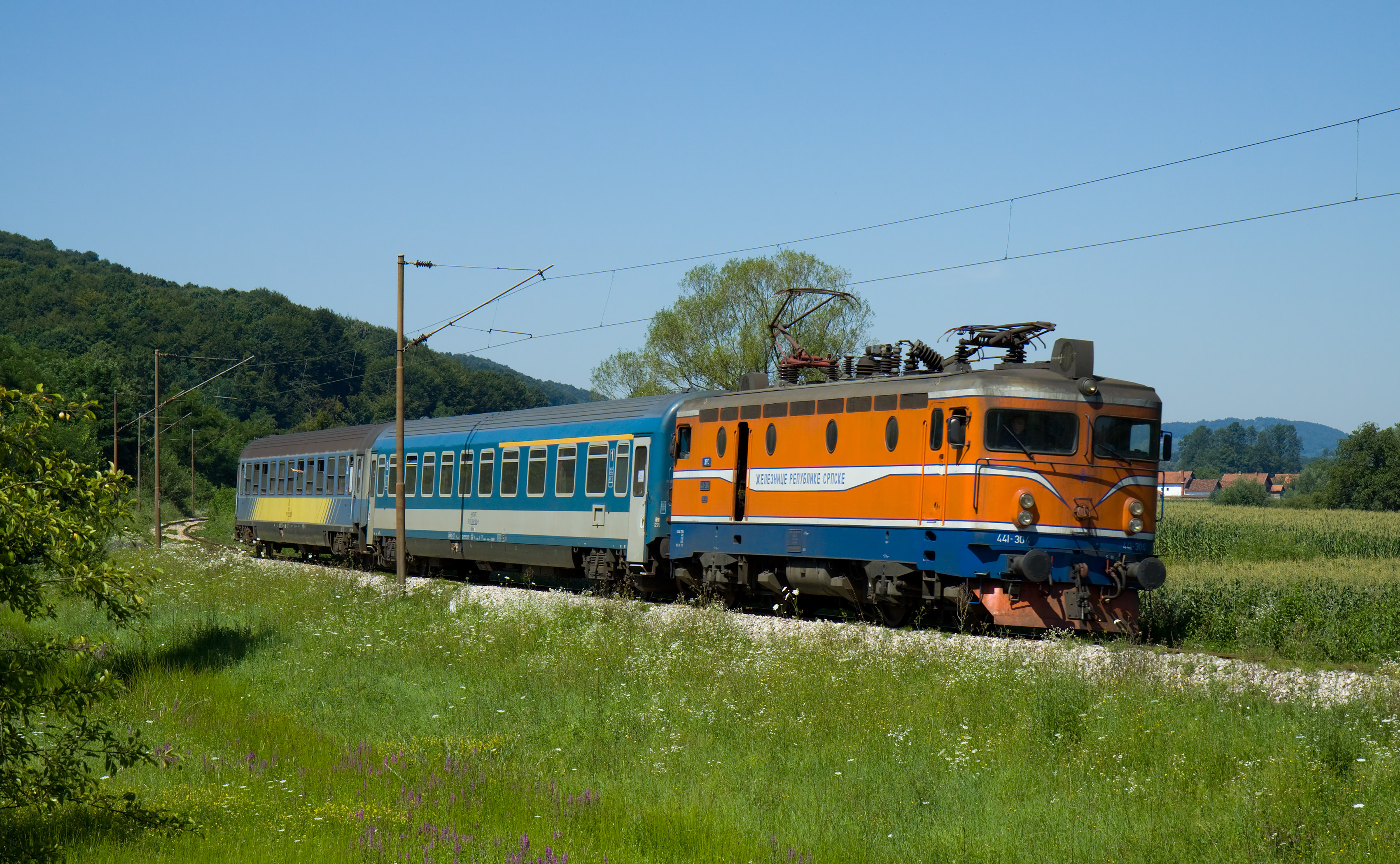 JZ 441 der ZRS zwischen Rudanka und Grabovica
